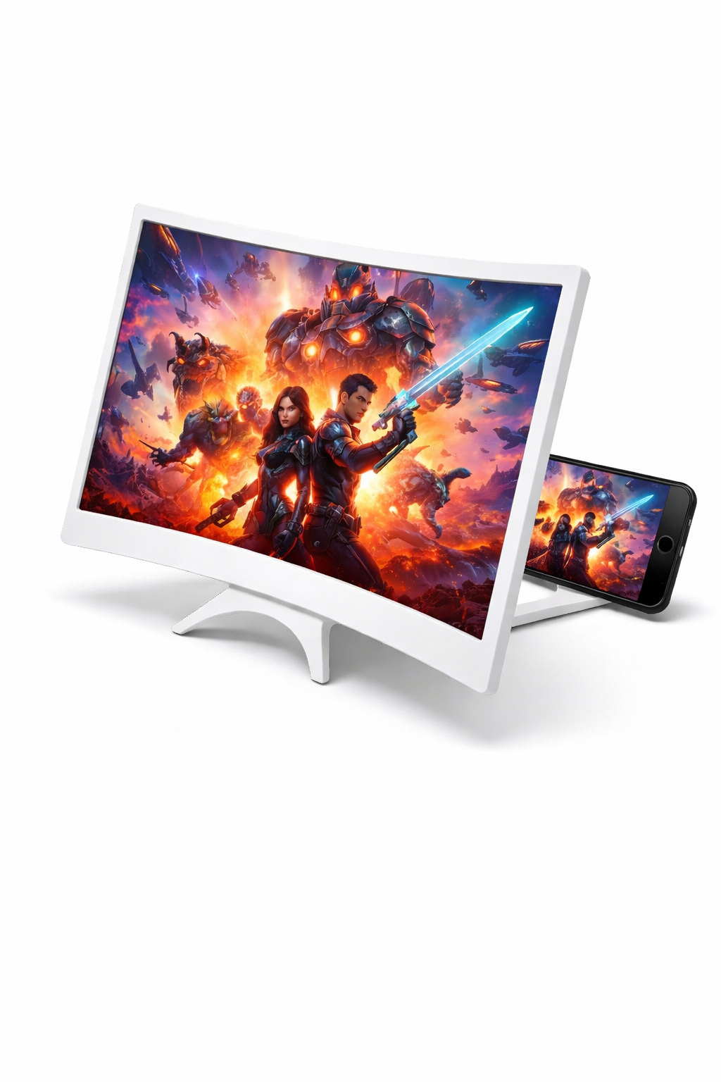 Amplificateur d’écran 12” courbé