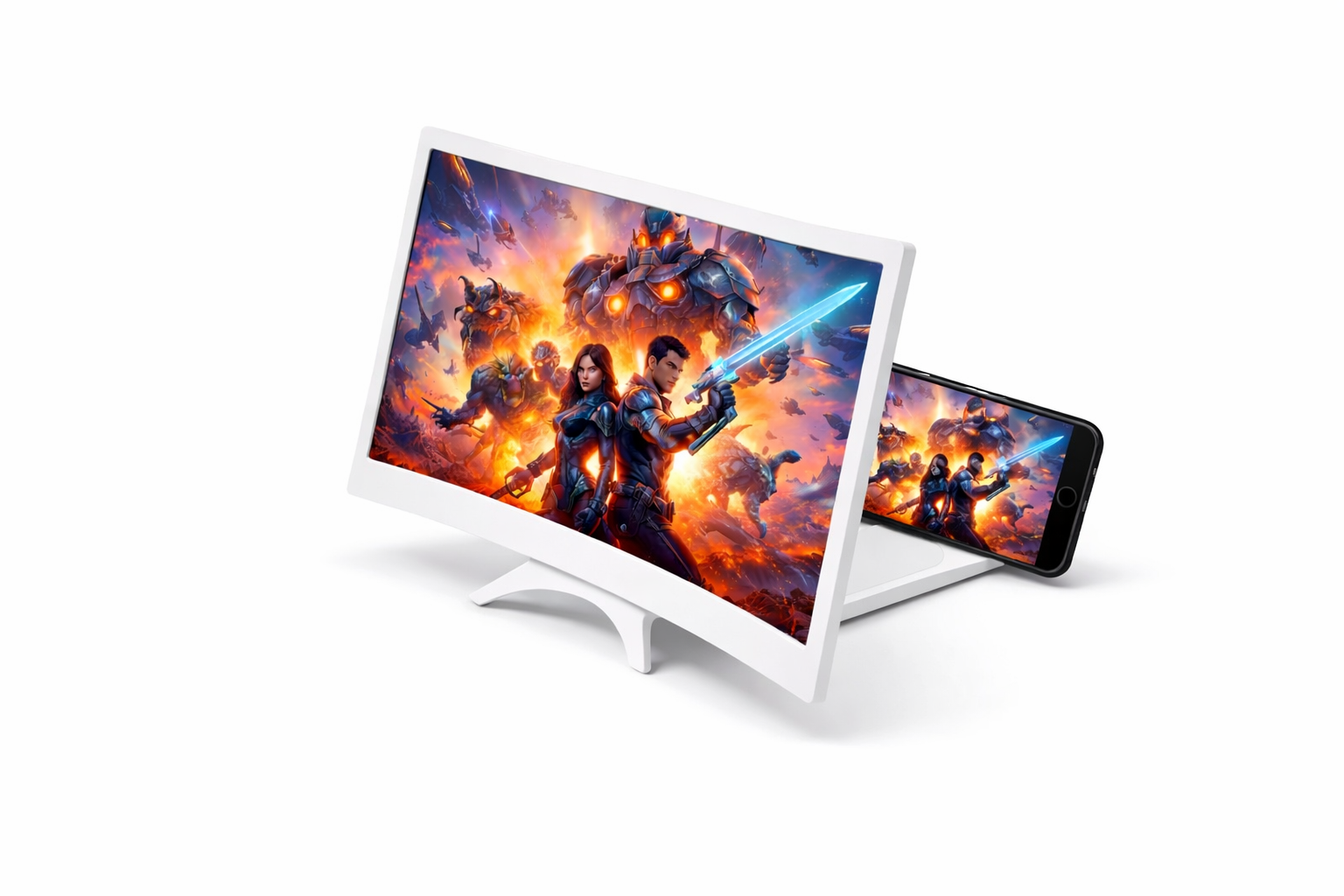 Amplificateur d’écran 12” courbé